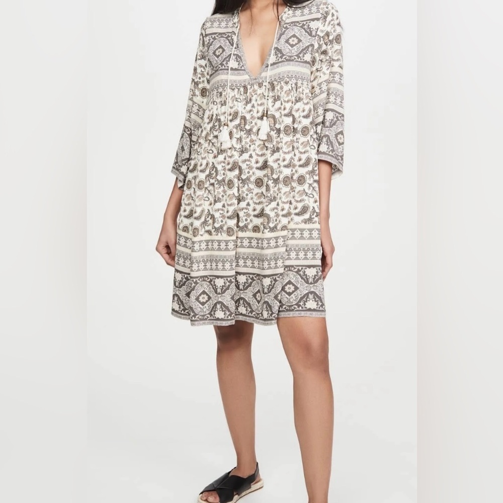 Spell and The Gypsy Collective Journey Tunic Dress in Ash Boho Size Small